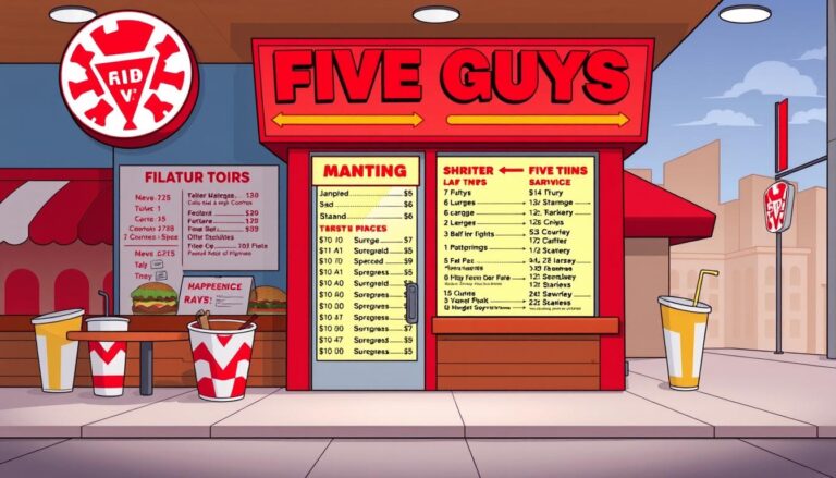 Five Guys Prices Menu