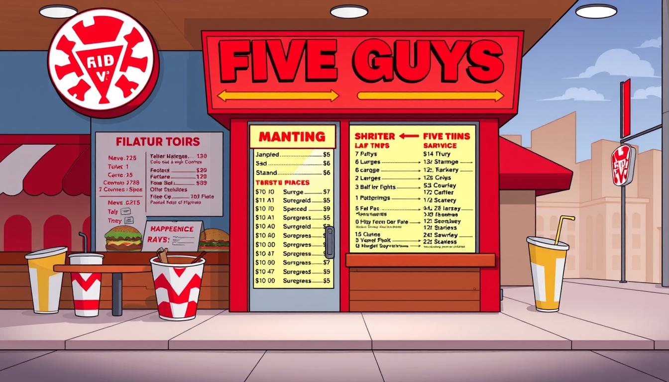 Five Guys Prices Menu