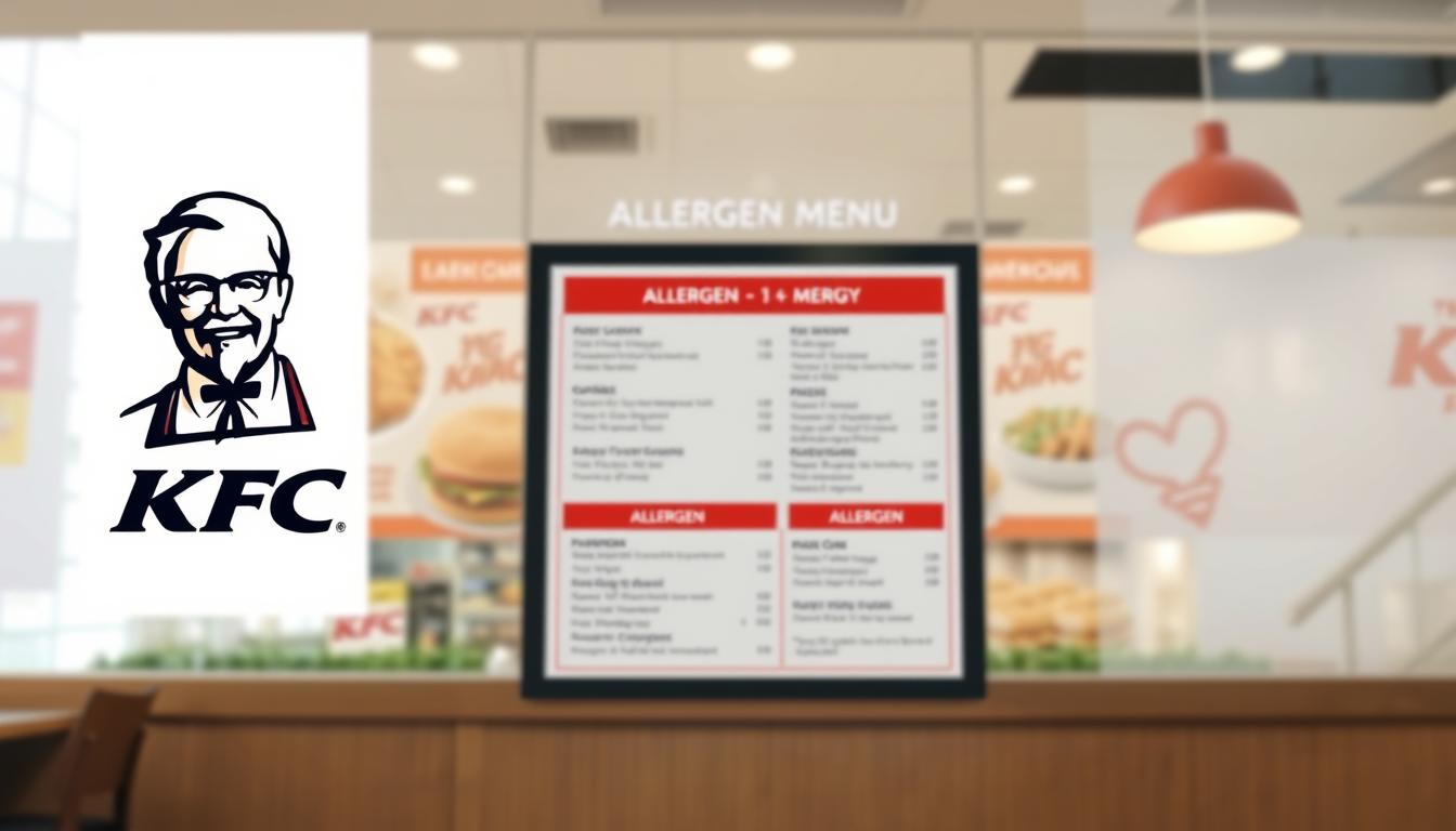 KFC Allergen Menu