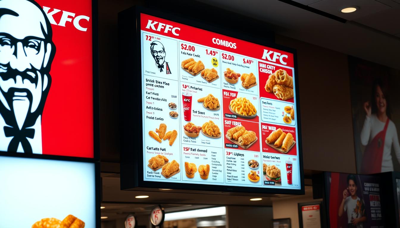 KFC Menu