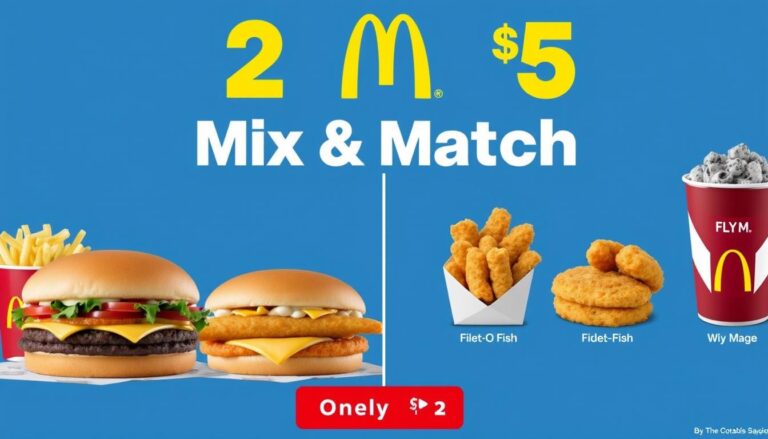 McDonald's Menu Specials 2 for $5