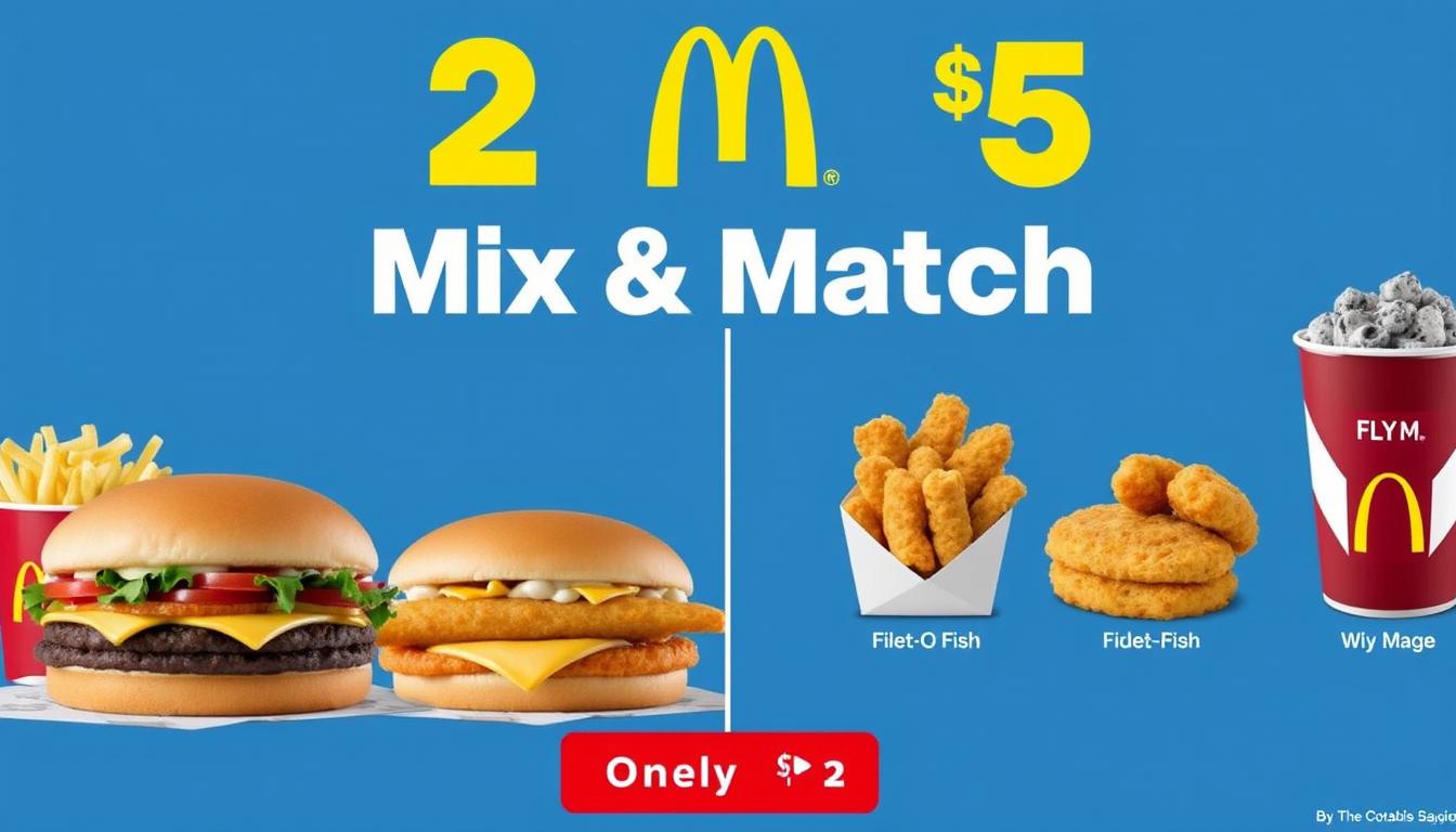 McDonald's Menu Specials 2 for $5