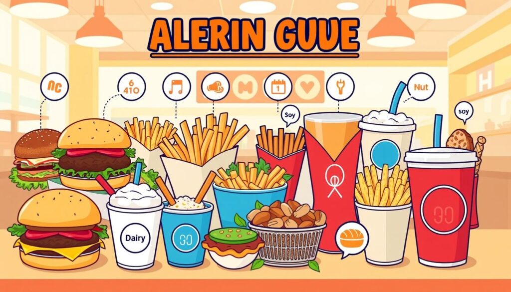 McDonald's allergen guide