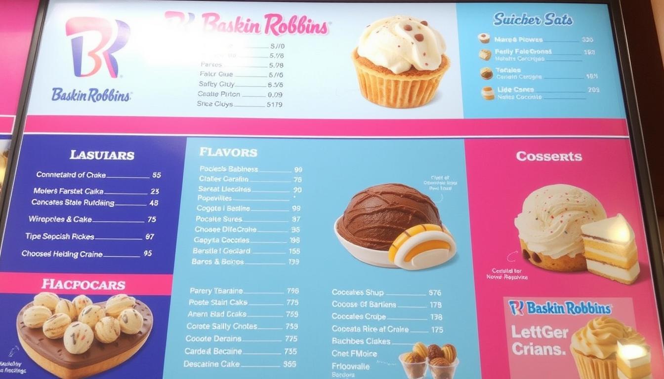 baskin robbins coralville menu