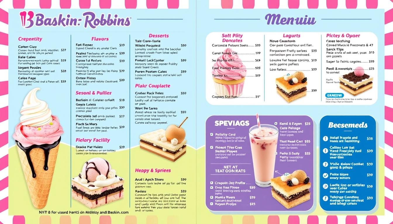 baskin robbins hoover menu