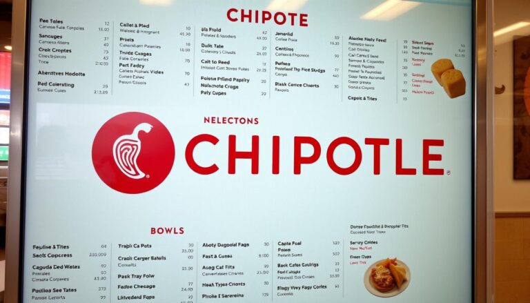 chipotle online menu